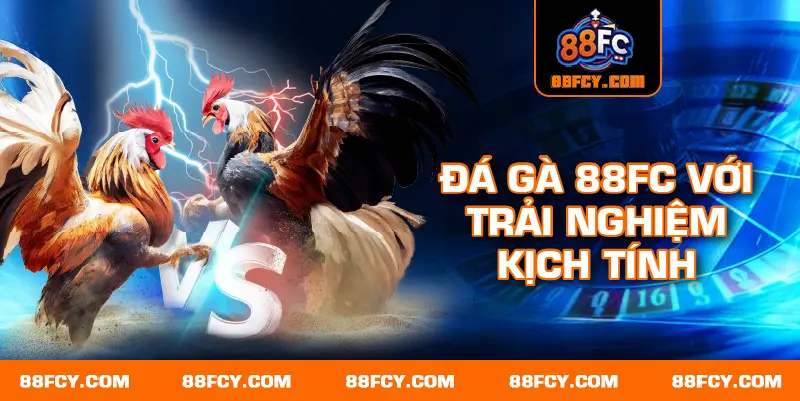Đá gà 88FC với trải nghiệm kịch tính